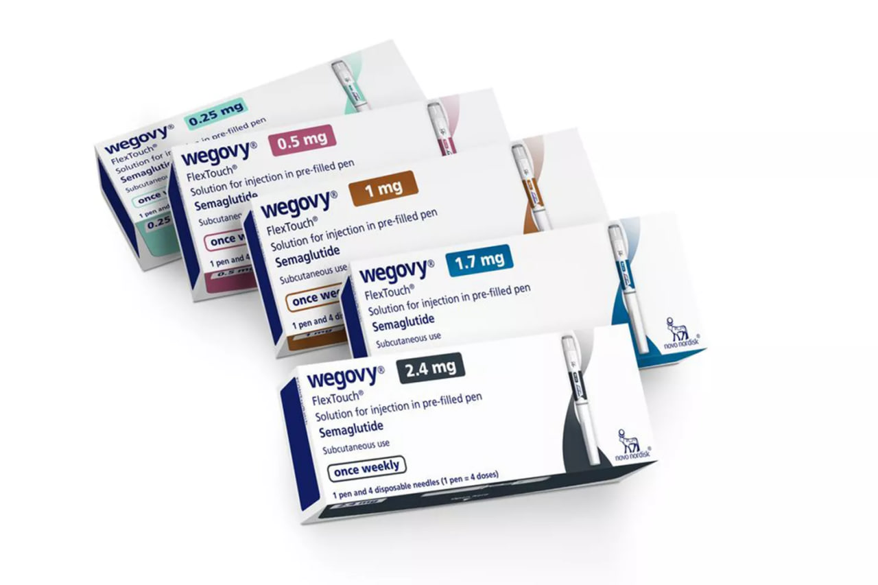Wegovy 1 x 1.7 mg 1 x 2.4 mg 2 months supply